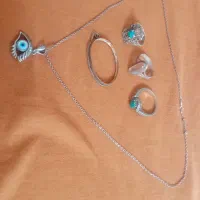 انگشتروگردنبدنقره