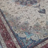 فرش تمام ابریشم 6متری جفت