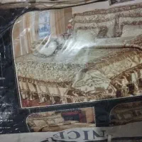 رو تختی دونفره کرمی نو طرحدار