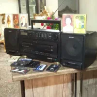 رادیو ظبط سونی قدیمی رادیو دیجیتال بلوتوثی ژاپن