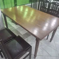 میزوصندلی چوبی