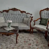 مبل استیل ۹ نفره و غذا خوری ۴