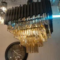 روشنایی مدرن|لوستر و چراغ آویز|گلبهار, شهر جدید گلبهار|دیوار