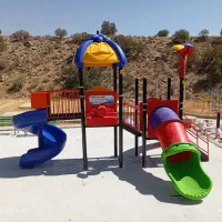 مجموعه بازی پلی اتیلن پارکی ۱۲۵ چرخ فلک تاب