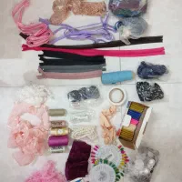 پک لوازم خیاطی و پارچه تدی 2متر در یک و نیم