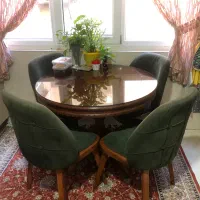 میز و ناهار خوری گرد ۴ نفره