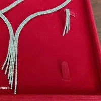 سرویس و انگشتر نقره طرح جواهر با آبکاری رادیوم نو|جواهرات|تهران, سعادت‌آباد|دیوار
