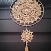 دیوار کوب مکرومه زیبا