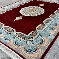 فرش ۷۰۰ و ۱۲۰۰ شانه طلاکوب و برجسته و کف ساده