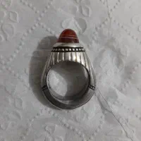 انگشتر عقیق نقره