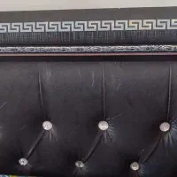 تخت دو نفره فلزی با تشک طبی