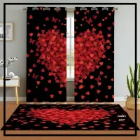 پرده و روتختی سه بعدی هازان ترک