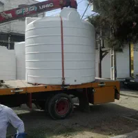 منبع و تانکر ۵۰۰۰ لیتری عمودی سه لایه