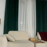 پرده مخمل کالیفرنیا سبز