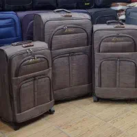 حراج چمدان ۴چرخ برزنتی ۳چرخ و۲چرخ ژله ای|کیف، کفش، کمربند|کرمان, |دیوار