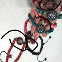 دستبند پته گره کشویی|زیورآلات و اکسسوری|کرمان, |دیوار