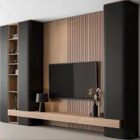 اجرای حرفه‌ای دکوراسیون داخلی و TV Wall