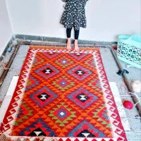 گلیم سنتی دست بافت
