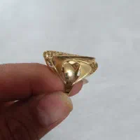 طلا/ انگشتر طلا ورساچه در حدنو