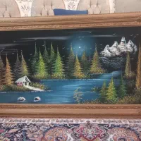 تابلو و گلدان