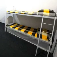 تخت دوطبقه خوابگاهی طرح ممبران ستون فلز+لوازم کامل|تخت و سرویس خواب|اهواز, کیانپارس |دیوار