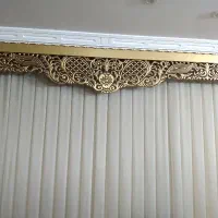 پرده همراه با کتیبه و پنل وآستر