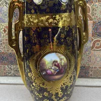 گلدان لیلی و مجنون طلاکوب