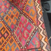 فرش ورنی دستباف تمام پشم خیلی قدیمی