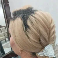 خدمات شنیون و مکاپ و کار بامواد