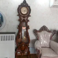 ساعت ایستاده چوبی