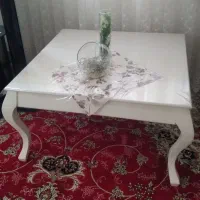 میز جلومبلی سفید یک در یک