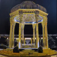 تابلو نقاشی (آرامگاه حافظ شیراز)