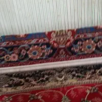 قالی نیمه بافته با وسایل ونخ برای یک جفت