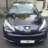 207 مشکی سقف فلزی