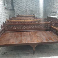 تولید انواع تخت های سنتی|مبلمان خانگی و میز عسلی|قزوین, |دیوار