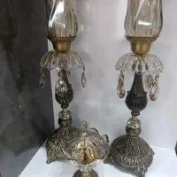دو عدد شمعدان ویک عدد قندان