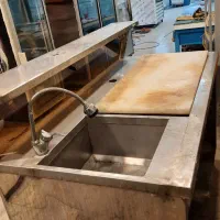 میز پاچال استیل و یخچال الایشی قصابی مرغ و ماهی|فروشگاه و مغازه|مشهد, حضرت حجت|دیوار