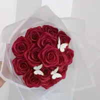 دسته گل،باکس گل،باکس نوزاد،روزمادر،روز زن|گل مصنوعی|قم, چهل درخت‎|دیوار