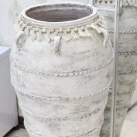 فروش گلدان سفالی پتینه سایز بزرگ|صنایع دستی و سایر لوازم تزئینی|کرمان, |دیوار