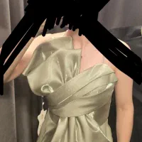 لباس مجلسی ماکسی سبز