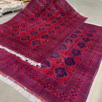 فرش دستباف (بساک)جفت ۶ متری تمام کرک درجه یک