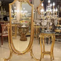 آینه قدی و ایستاده تمام چوب راش