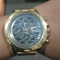 ساعت NAVIFORC طلایی در حد نو