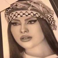طراحی چهره سیاه قلم کادوی تولد