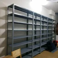قفسه انباری پیچ و مهره ای طوسی .قفسه کارگاه.|فروشگاه و مغازه|رشت, جانبازان|دیوار