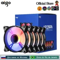 پک ۵ عددی فن کیس ARGB + هاب+ ریموت کنترل