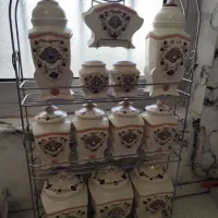 سرویس پاسماوری ۱۲ پارچه دارای استند سرامیکی