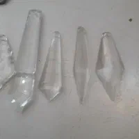 ۲۰۰۰ عدد آویز کریستالی شامپاینی و شفاف