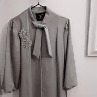 پالتو مجلسی جنس سوییت رنگ طوسی سایز ۴۴|لباس|همدان, |دیوار