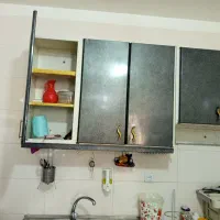 کابینت تمام فلز|آب‌چکان و نظم‌دهنده ظروف|بروجرد, |دیوار